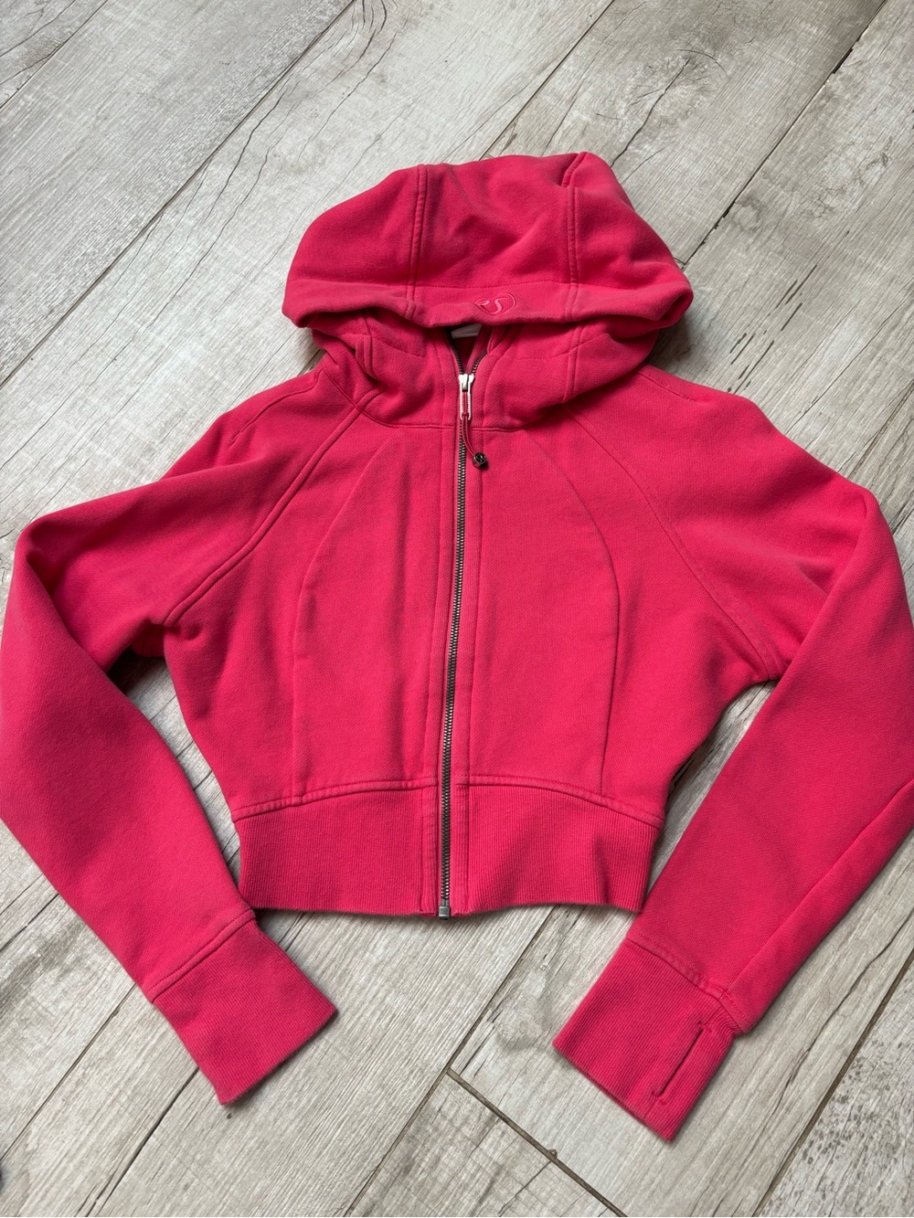 lululemon athletica Girls' Hooded Zip Jacket in Bright Pink